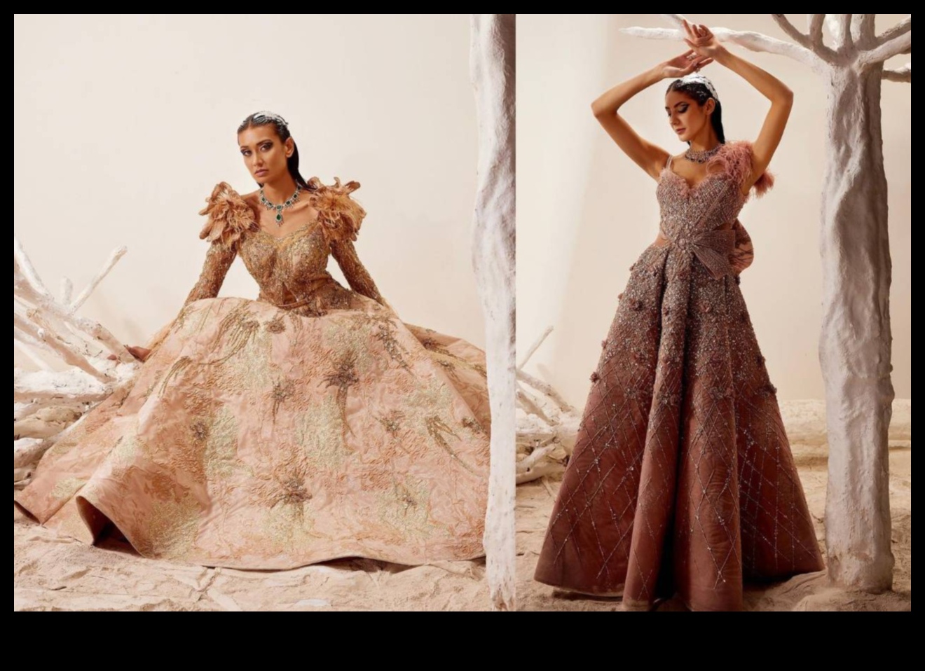 Futūristiskā nojauta: skrejceļa starojums mūsdienu līgavas modē