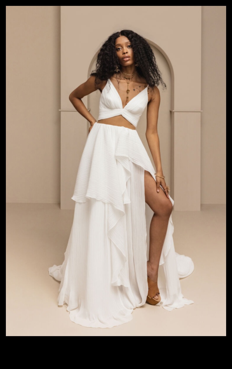 Drosmīgi skaista: skrejceļa starojums mūsdienu līgavu modē