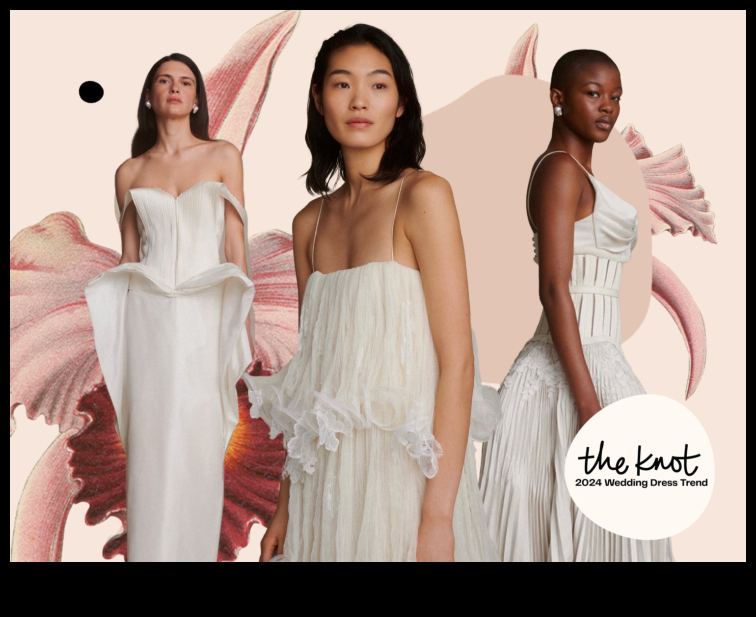 Drosmīgi skaista: skrejceļa starojums mūsdienu līgavu modē