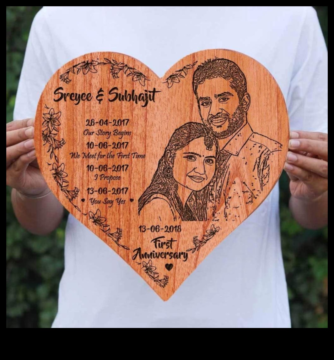 Personalizēta izvēle: pielāgotas dāvanas, kas pielāgotas jūsu unikālajam mīlas stāstam